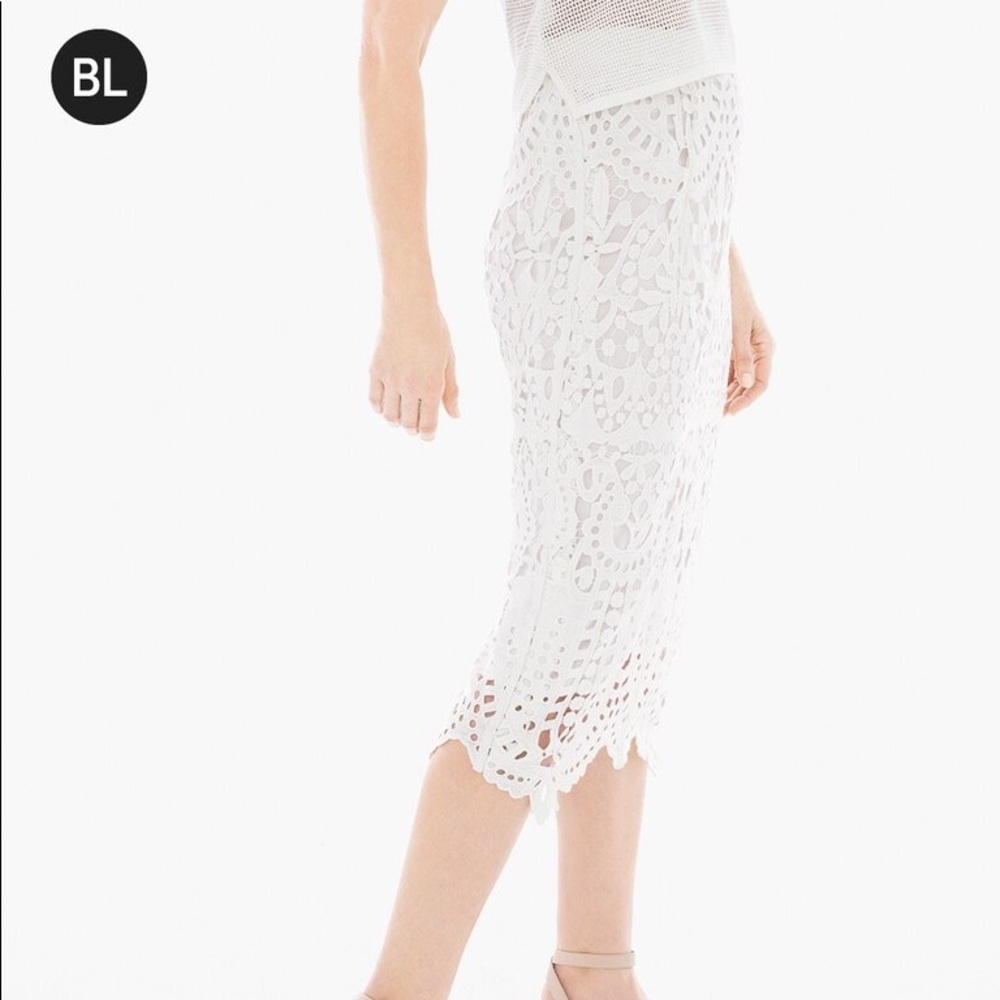 Black Label Lace Midi Skirt